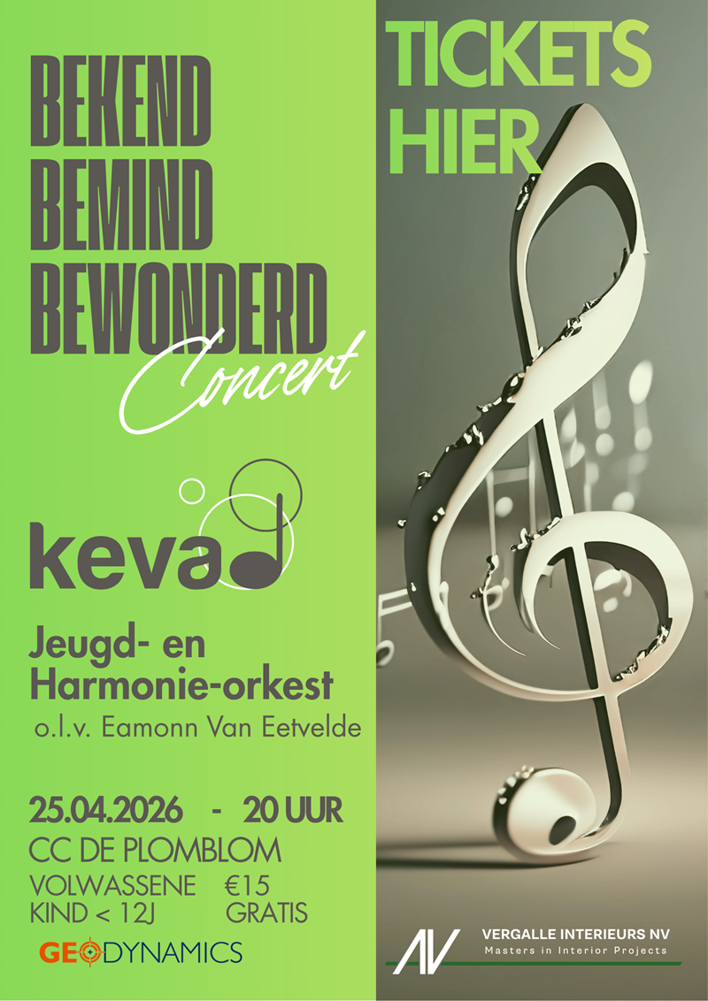 Lenteconcert 2026 - Bekend Bemind Bewonderd
